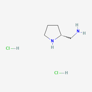 (R)-Pyrrolidin-2-ylmethanamine dihydrochloride chemical structure (CAS 119020-04-1)
