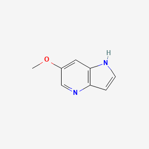 6-Methoxy-1H-pyrrolo[3,2-b]pyridine chemical structure (CAS 1190317-86-2)