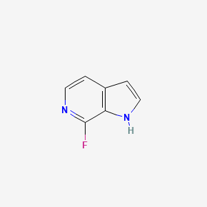 7-Fluoro-1H-pyrrolo[2,3-c]pyridine chemical structure (CAS 1190321-01-7)