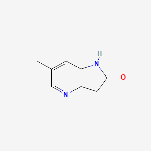 6-Methyl-1H-pyrrolo[3,2-b]pyridin-2(3H)-one chemical structure (CAS 1190322-98-5)