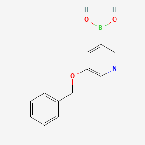 5-(Benzyloxy)pyridine-3-boronic Acid chemical structure (CAS 1190423-61-0)