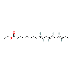 (9Z,12Z,15Z)-Ethyl octadeca-9,12,15-trienoate chemical structure (CAS 1191-41-9)