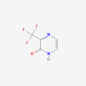 3-(Trifluoromethyl)pyrazin-2(1H)-one chemical structure (CAS 1191035-90-1)