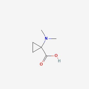 1-(Dimethylamino)cyclopropanecarboxylic acid chemical structure (CAS 119111-65-8)