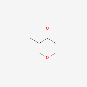 3-Methyltetrahydropyran-4-one chemical structure (CAS 119124-53-7)
