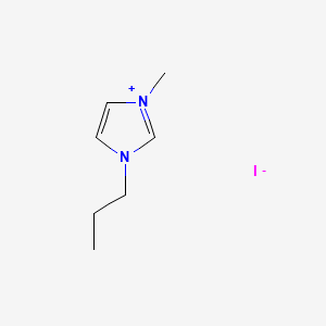 1-Methyl-3-propyl-1H-imidazol-3-ium iodide chemical structure (CAS 119171-18-5)