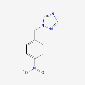 1-(4-Nitrobenzyl)-1H-1,2,4-triazole chemical structure (CAS 119192-09-5)