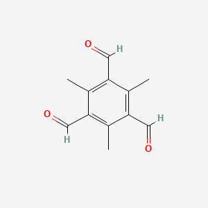 2,4,6-Trimethylbenzene-1,3,5-tricarbaldehyde chemical structure (CAS 119198-88-8)