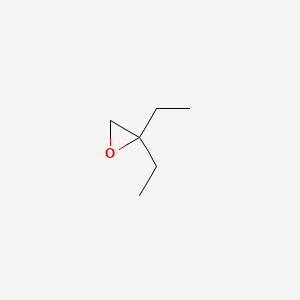 2,2-Diethyloxirane chemical structure (CAS 1192-17-2)