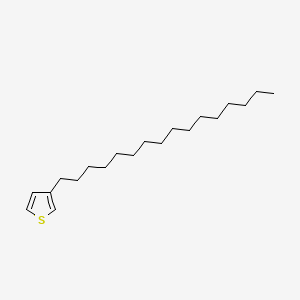 3-Hexadecylthiophene chemical structure (CAS 119269-24-8)