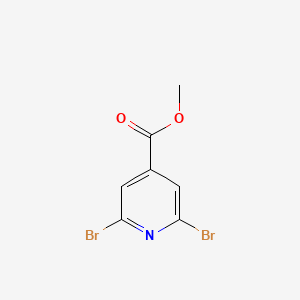 Methyl 2,6-dibromoisonicotinate chemical structure (CAS 119308-57-5)