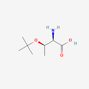 (2R,3R)-2-Amino-3-(tert-butoxy)butanoic acid chemical structure (CAS 119323-52-3)