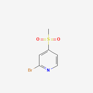 2-Bromo-4-(methylsulfonyl)pyridine chemical structure (CAS 1193244-93-7)