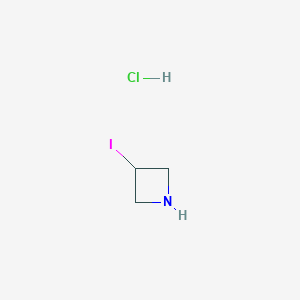 3-Iodoazetidine hydrochloride chemical structure (CAS 1193386-43-4)