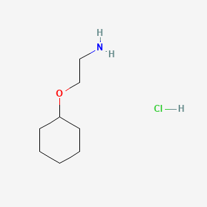 2-(Cyclohexyloxy)ethylamine Hydrochloride chemical structure (CAS 1193387-70-0)