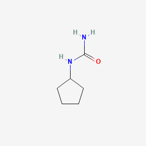 1-Cyclopentylurea chemical structure (CAS 1194-06-5)