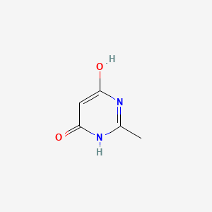 6-Hydroxy-2-methylpyrimidin-4(3H)-one chemical structure (CAS 1194-22-5)