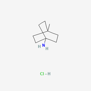 4-Methylbicyclo[2.2.2]octan-1-amine hydrochloride chemical structure (CAS 1194-43-0)