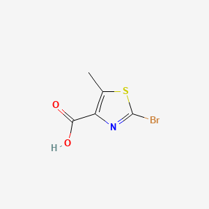 2-Bromo-5-methylthiazole-4-carboxylic acid chemical structure (CAS 1194374-25-8)