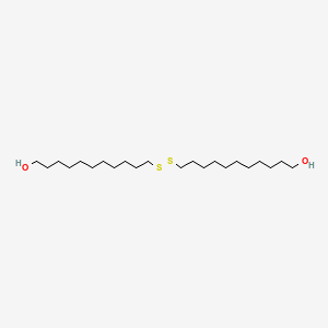 11,11'-Disulfanediylbis(undecan-1-ol) chemical structure (CAS 119438-02-7)