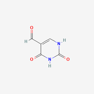 2,4-Dioxo-1,2,3,4-tetrahydropyrimidine-5-carbaldehyde chemical structure (CAS 1195-08-0)