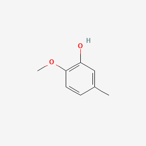 2-Methoxy-5-methylphenol chemical structure (CAS 1195-09-1)