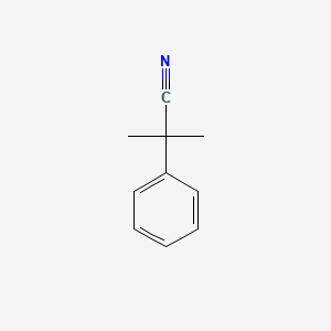 2-Methyl-2-phenylpropanenitrile chemical structure (CAS 1195-98-8)
