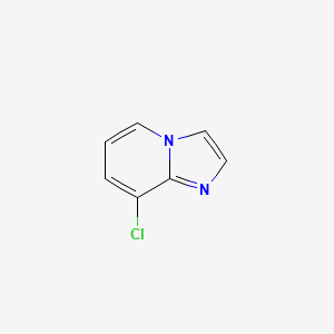 8-Chloroimidazo[1,2-a]pyridine chemical structure (CAS 1195251-29-6)