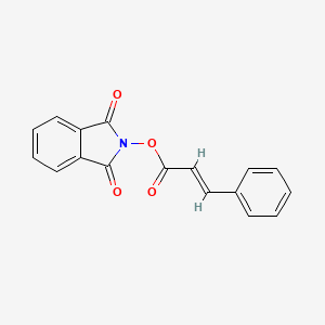 1,3-Dioxoisoindolin-2-yl cinnamate chemical structure (CAS 1195529-07-7)