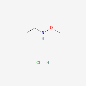 Ethyl(methoxy)amine hydrochloride chemical structure (CAS 1195657-97-6)