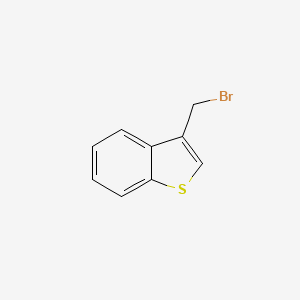 3-(Bromomethyl)benzo[b]thiophene chemical structure (CAS 1196-19-6)
