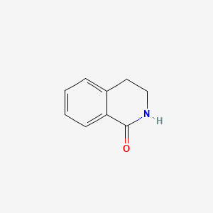 3,4-Dihydroisoquinolin-1(2H)-one chemical structure (CAS 1196-38-9)