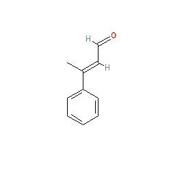 3-Phenylbut-2-enal chemical structure (CAS 1196-67-4)