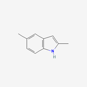 2,5-Dimethyl-1H-indole chemical structure (CAS 1196-79-8)
