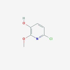 6-Chloro-2-methoxypyridin-3-ol chemical structure (CAS 1196146-98-1)