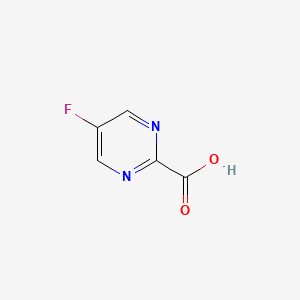 5-Fluoropyrimidine-2-carboxylic acid chemical structure (CAS 1196151-51-5)