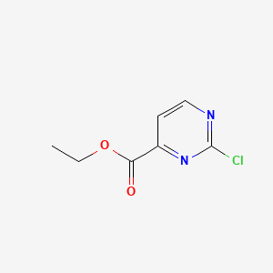 Ethyl 2-chloropyrimidine-4-carboxylate chemical structure (CAS 1196152-00-7)