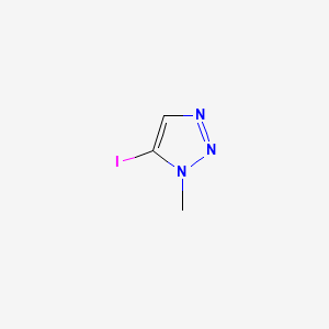 5-Iodo-1-methyl-1H-1,2,3-triazole chemical structure (CAS 1196152-43-8)