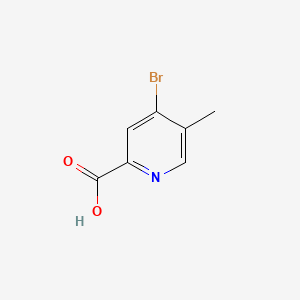 4-Bromo-5-methylpicolinic acid chemical structure (CAS 1196154-93-4)