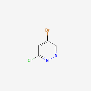 5-Bromo-3-chloropyridazine chemical structure (CAS 1196155-33-5)