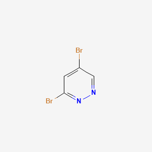 3,5-Dibromopyridazine chemical structure (CAS 1196155-35-7)