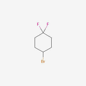 4-Bromo-1,1-difluorocyclohexane chemical structure (CAS 1196156-51-0)