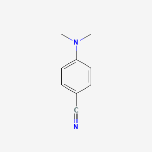 4-(Dimethylamino)benzonitrile chemical structure (CAS 1197-19-9)