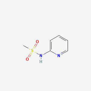 N-(Pyridin-2-yl)methanesulfonamide chemical structure (CAS 1197-23-5)