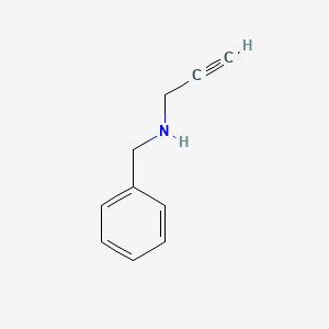 N-Benzylprop-2-yn-1-amine chemical structure (CAS 1197-51-9)