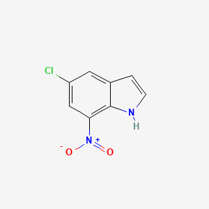 5-Chloro-7-nitro-1H-indole chemical structure (CAS 1197181-29-5)