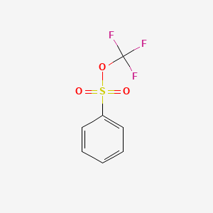 Trifluoromethyl benzenesulfonate chemical structure (CAS 1197209-25-8)