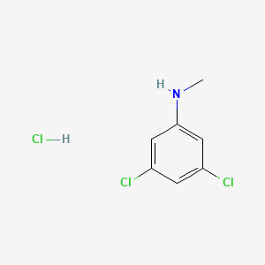 3,5-Dichloro-N-methylaniline hydrochloride chemical structure (CAS 1197239-04-5)