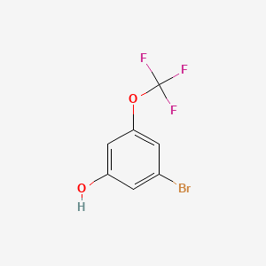 3-Bromo-5-(trifluoromethoxy)phenol chemical structure (CAS 1197239-47-6)