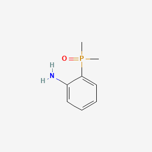 (2-Aminophenyl)dimethylphosphine oxide chemical structure (CAS 1197953-47-1)